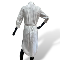 Vestido Verosenso em Couro Branco Cortado a Laser-38