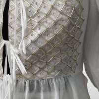 Vestido Wai Wai + Betina de Luca Branco - PP