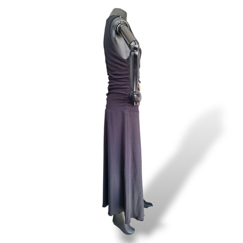 Vestido Cris Barros Preto Longo - 44