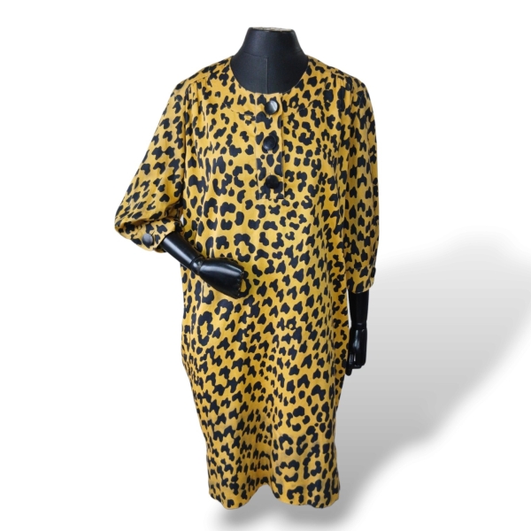 Vestido Yves Saint Laurent Estampa Animal Print - 38 