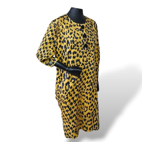 Vestido Yves Saint Laurent Estampa Animal Print - 38 