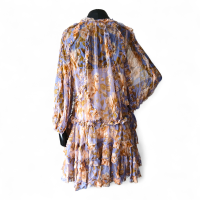 Vestido Zimmermann Lilás com Bege Curto-36