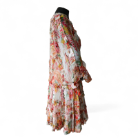 Vestido Zimmermann Florido Colorido Curto-36