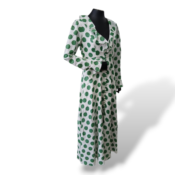 Vestido Zimmermann Poá Verde - 36 