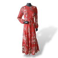 Vestido Zimmermann Linho Estampado - 38 Vestido Zimmermann Linho Estampado - 38