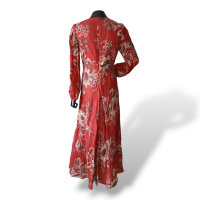 Vestido Zimmermann Linho Estampado - 38 Vestido Zimmermann Linho Estampado - 38