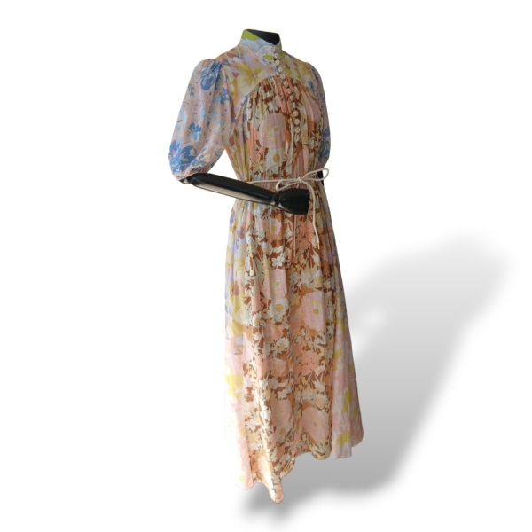 Vestido Zimmermann Pop Puff Sleeve Florido - 38 