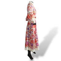 Vestido Zimmermann Florido de Linho 