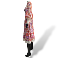 Vestido Zimmermann Florido de Linho 