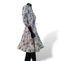 Vestido Zimmermann Florido Lilás e Azul-36