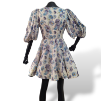 Vestido Zimmermann Florido Lilás e Azul-36