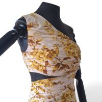 Vestido Zimmermann Assimétrico Estampado Amarelo-34