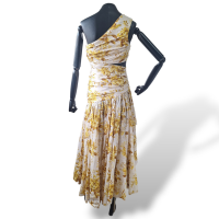 Vestido Zimmermann Assimétrico Estampado Amarelo-34