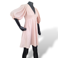Vestido Zimmermann em Linho Rosa-36