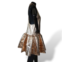 Vestido Zimmermann Dourado-36