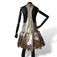 Vestido Zimmermann Dourado-36