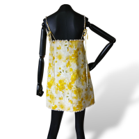 Vestido Zimmermann Wonderland Shell-Trim Amarelo-36