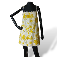 Vestido Zimmermann Wonderland Shell-Trim Amarelo-36