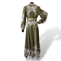 Vestido Zimmermann Verde Estampado - 38