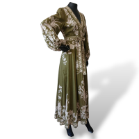 Vestido Zimmermann Verde Estampado - 38