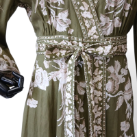 Vestido Zimmermann Verde Estampado - 38