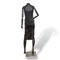 Vestido Dolce Gabbana Preto com Ilhós Dourado - 40