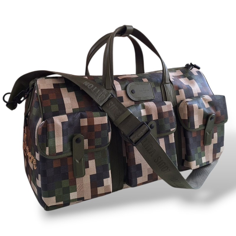 Mala Louis Vuitton x Pharrell Williams Keepall 55 Mala Louis Vuitton x Pharrell Williams Keepall 55