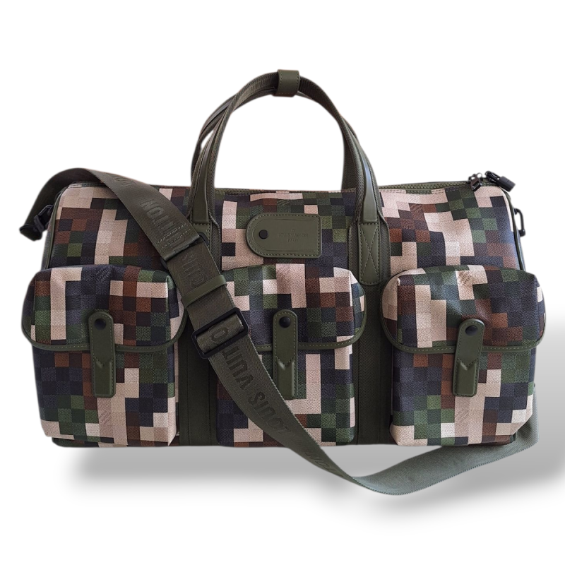 Mala Louis Vuitton x Pharrell Williams Keepall 55 Mala Louis Vuitton x Pharrell Williams Keepall 55