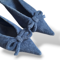 Mule Andrea Bogosian Atoalhada Azul-37