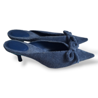 Mule Andrea Bogosian Atoalhada Azul-37