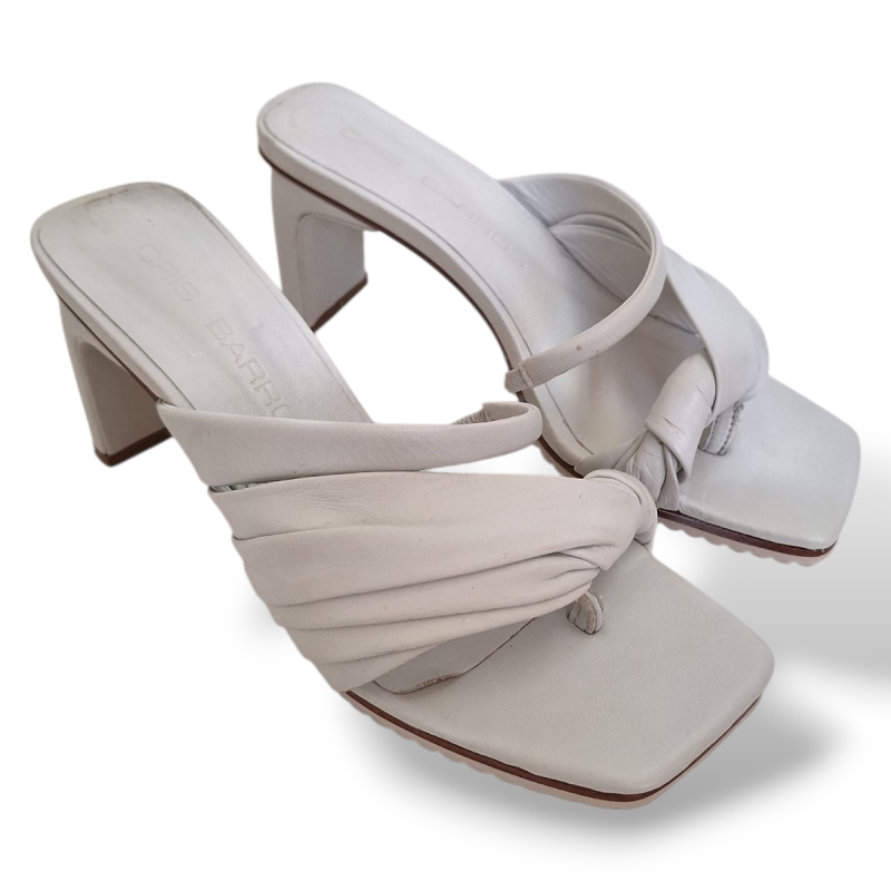 Mule Cris Barros Off White - 37 Mule Cris Barros Off White - 37