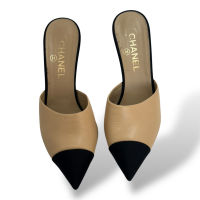 Mule Chanel Pérola Bicolor-36