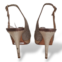 Peep Toe Jimmy Choo Dourado-34