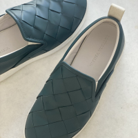  Bottega Veneta Slip On Intrecciato Verde