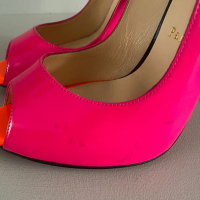 Peep Toe Christian Louboutin Bicolor-36