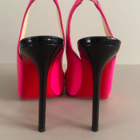 Peep Toe Christian Louboutin Bicolor-36