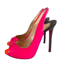 Peep Toe Christian Louboutin Bicolor-36