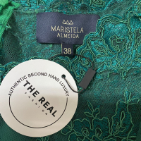 Vestido Maristela Almeida Verde Renda - 38