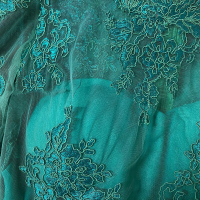 Vestido Maristela Almeida Verde Renda - 38