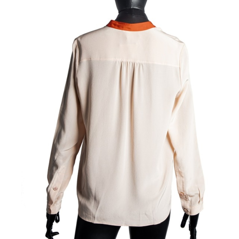 Camisa Stella McCartney Seda Nude