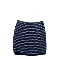Saia Curta Bouclet Missoni Preta com Azul