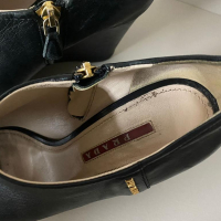 Ankle Boot Prada Couro Preta 34