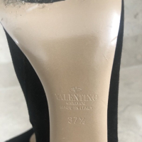 Bota Valentino Suede Preta Pérolas - 36