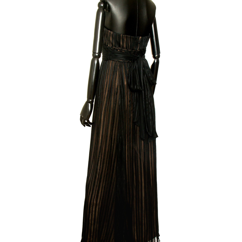 Vestido BCBG Maxazria Cetim Preto