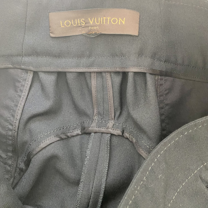 Bermuda Louis Vuitton Tecido Preta Bermuda Louis Vuitton Tecido Preta