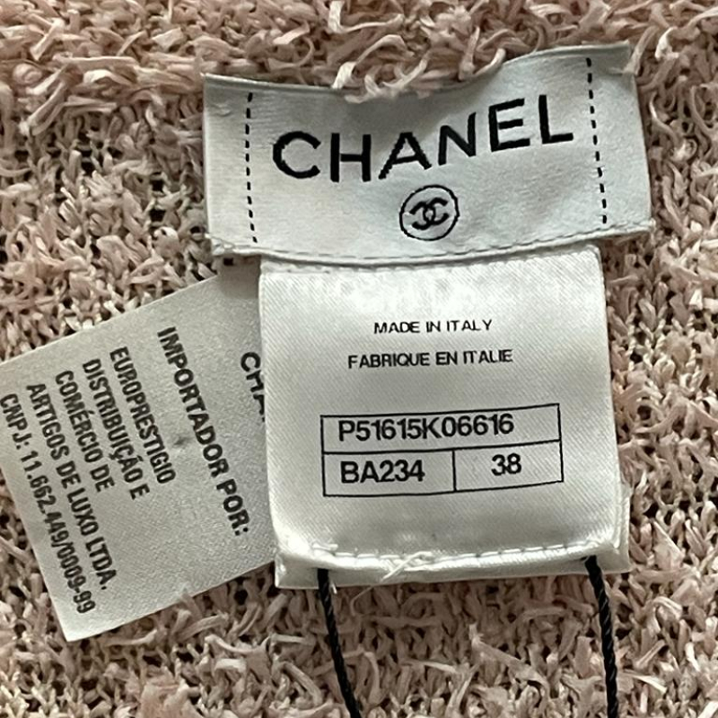 Casaco Chanel Boucle Rosa-36