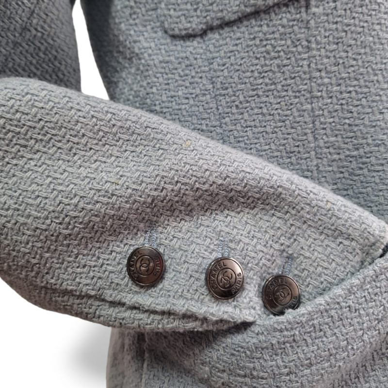 Blazer Chanel Tweed Azul-36