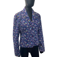 Blazer Cris Barros Roxo Florido - G 