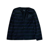 Blazer Giogio Armani Preto Listras Azul Marinho - 44