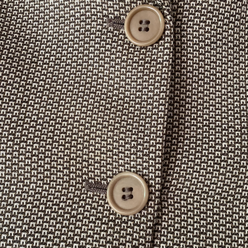 Blazer Giorgio Armani Marrom Estampado-42 Blazer Giorgio Armani Marrom Estampado-42